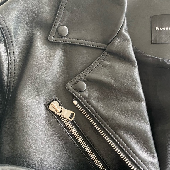 Proenza Schouler Leather Moto Biker Jacket - Picture 9 of 13